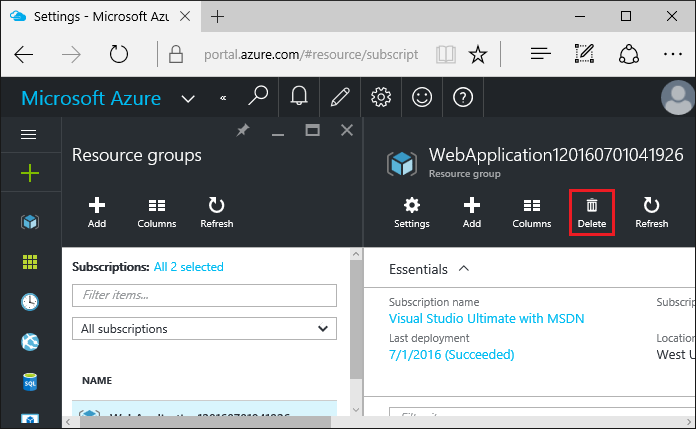 ASP.NET Core: Развертывание веб-приложения в службе приложений Azure с помощью Visual Studio - 21
