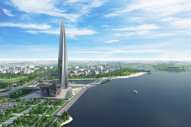 Все о том, как строится самый высокий небоскреб Европы - 1 Все о том, как строится самый высокий небоскреб Европы - 1