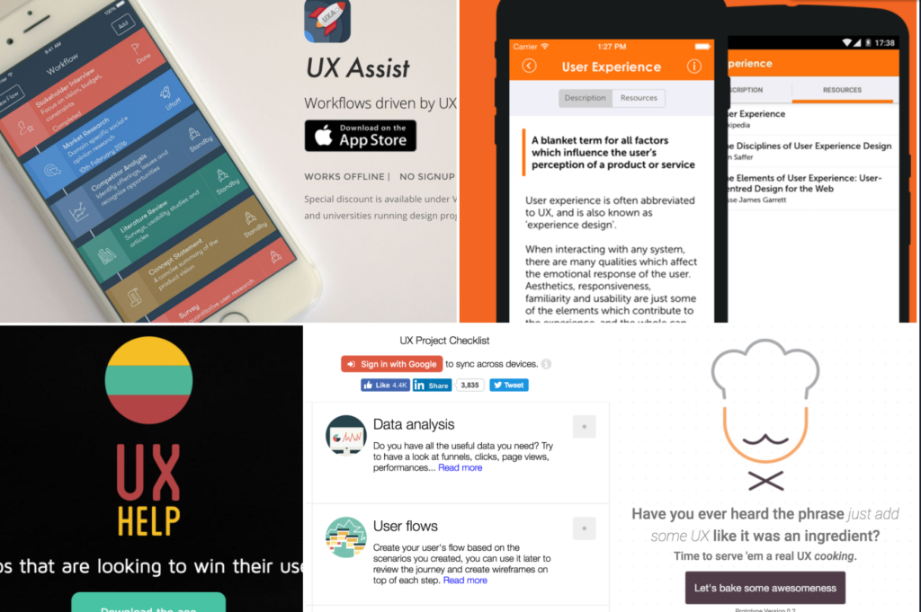 Дайджест продуктового дизайна, октябрь 2016 - 2 5 awesome UX Checklist Apps