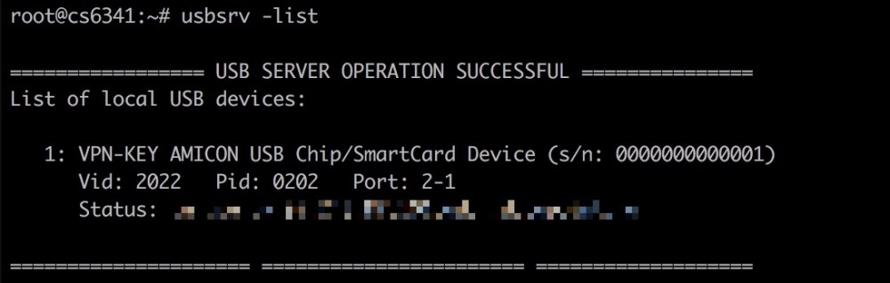 Пробрасываем USB–ключ в облако (Linux клиент — Linux сервер) - 2