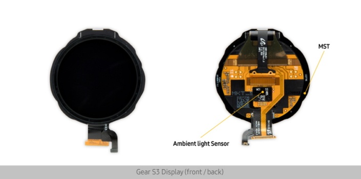 Samsung показала строение часов Gear S3