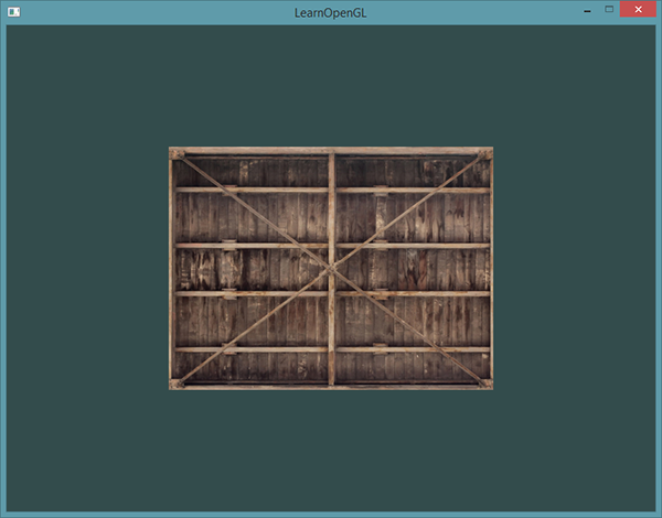 learnopengl. Урок 1.6 — Текстуры - 10 Результат с одной текстурой