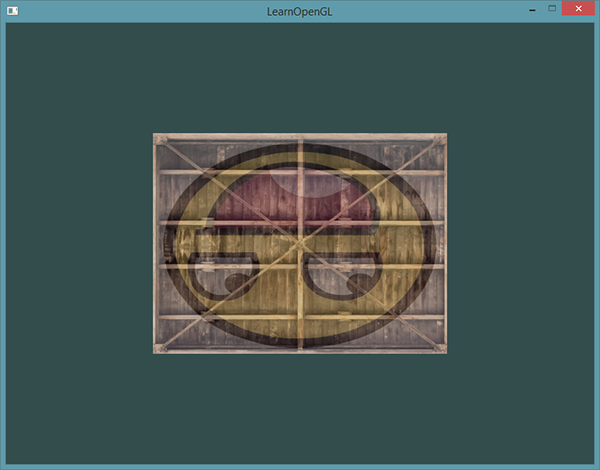 learnopengl. Урок 1.6 — Текстуры - 12 Результат со смешиванием
