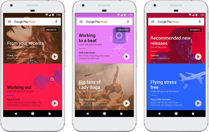 Google ощутимо переработала сервис Play Music 