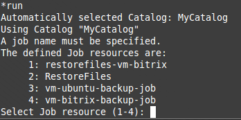 Бэкап VM ESXi средствами Bareos - 5 Бэкап VM ESXi средствами Bareos - 5