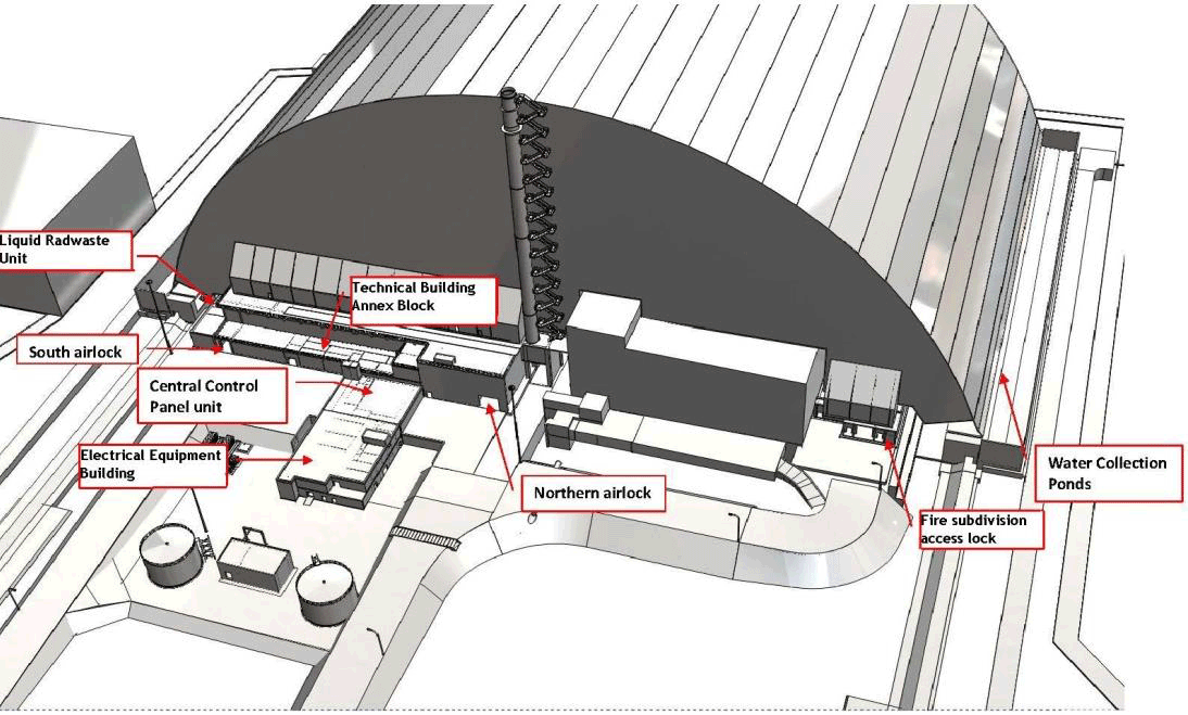 Укрытие-2 надвигают на 4-й энергоблок ЧАЭС - 7