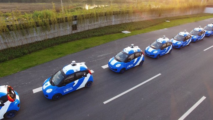 Baidu испытала множество беспилотных автомобилей