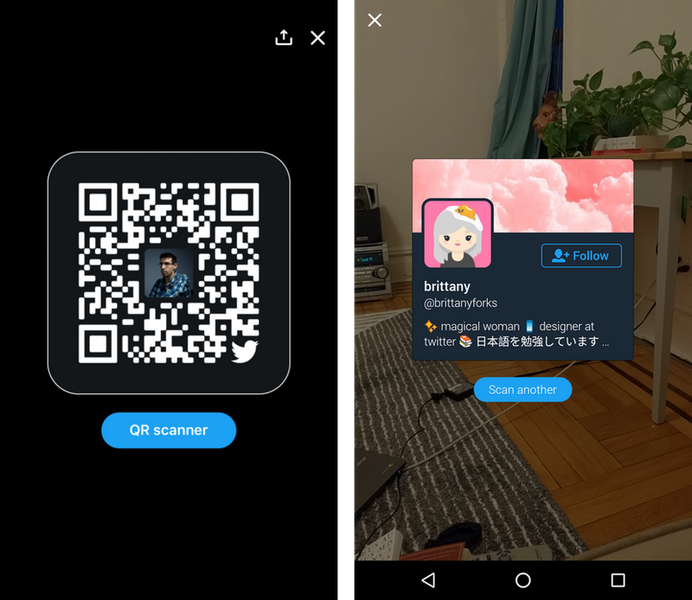 В Twitter теперь появились QR-коды. Только вот зачем?