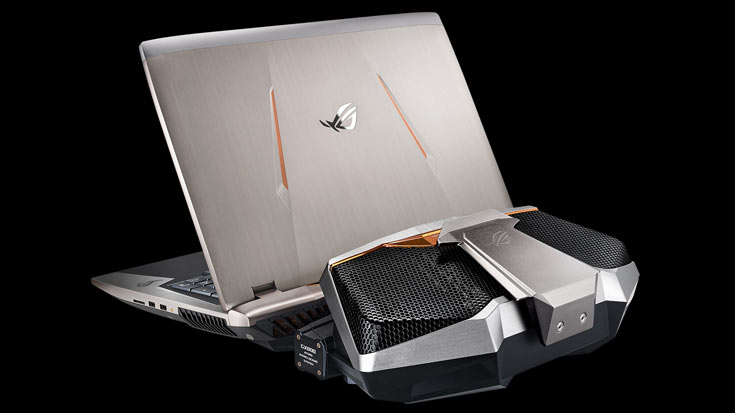 Конфигурация ноутбука Asus ROG GX800 включает процессор Intel Core i7-6820HK