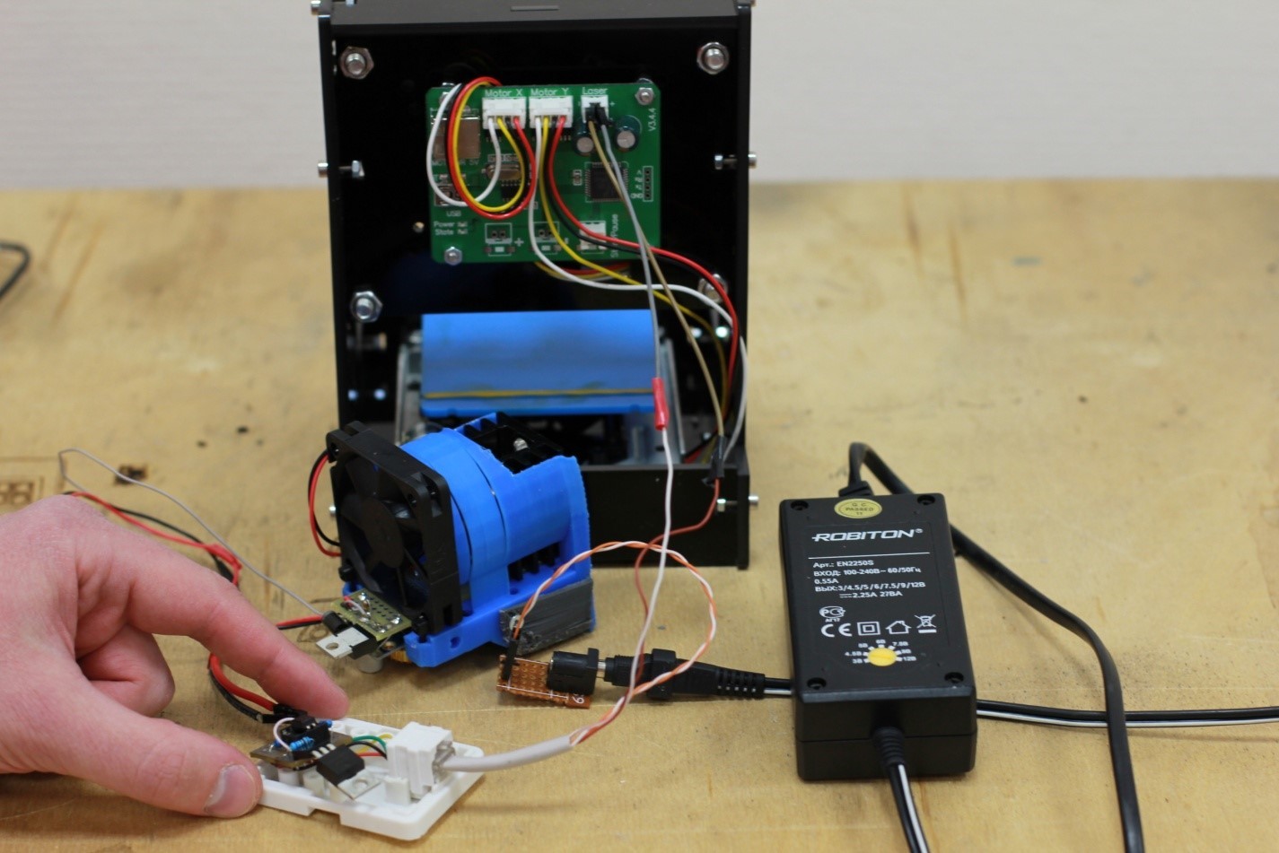Как подключить полупроводниковый лазер мощностью более 1 Вт (1000 мВт) к 3D-принтеру, ЧПУ станку, координатному столу - 4