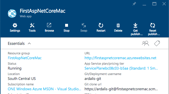 ASP.NET Core: Ваше первое приложение на Mac c использованием Visual Studio Code - 9