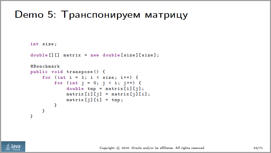 Анализ доклада Сергея Куксенко с JPoint 2016 - 1 Анализ доклада Сергея Куксенко с JPoint 2016 - 1