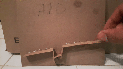 Четырёхбитный калькулятор из картона и шариков - 6