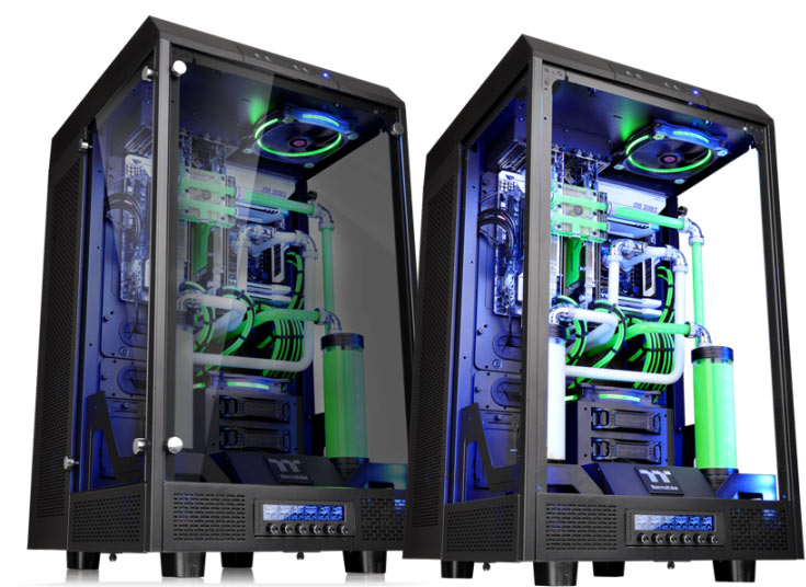 Корпус Thermaltake The Tower 900 выпускается в двух цветовых вариантах