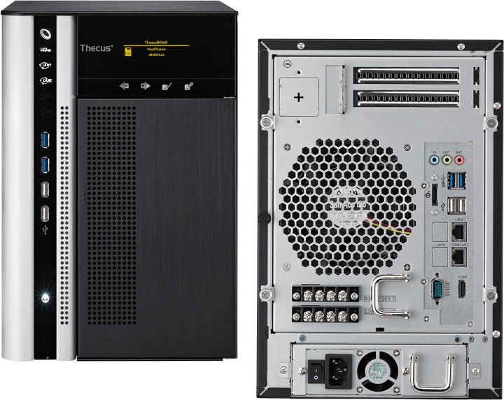 Максимальный объем хранилища Thecus N6850Plus — 60 ТБ