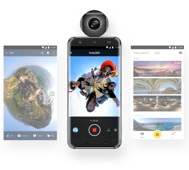 Insta360 Air — камера панорамной съемки для смартфонов с ОС Android