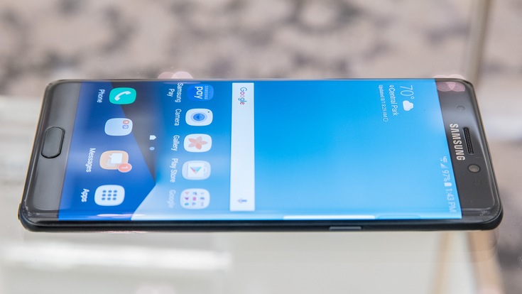 Смартфоны Samsgung Galaxy Note7 отключатся от мобильной сети