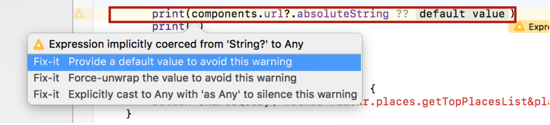 Переходим на Swift 3 с помощью миграционного «робота» в Xcode 8.1 и 8.2 - 9 Переходим на Swift 3 с помощью миграционного «робота» в Xcode 8.1 и 8.2 - 9