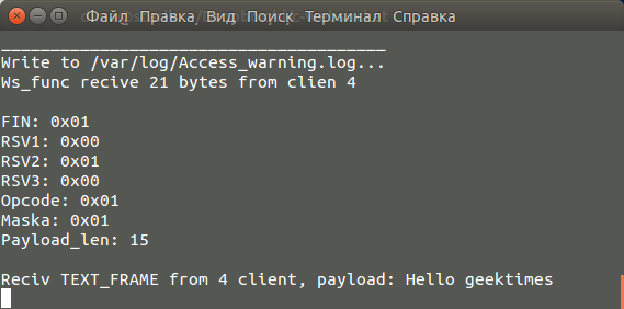 WebSocket-сервер, лайт-версия - 6