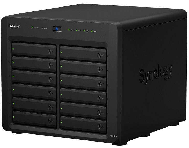 NAS Synology DS3617xs поддерживает адаптер 10 Gigabit Ethernet с агрегацией