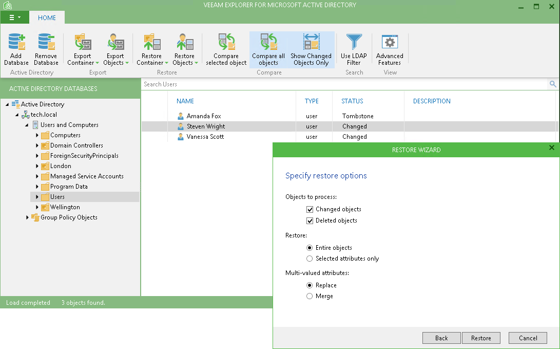 Veeam Microsoft. Active Directory программа. База данных ad. Veeam Backup картинка. Active directory указывает на удаление объекта