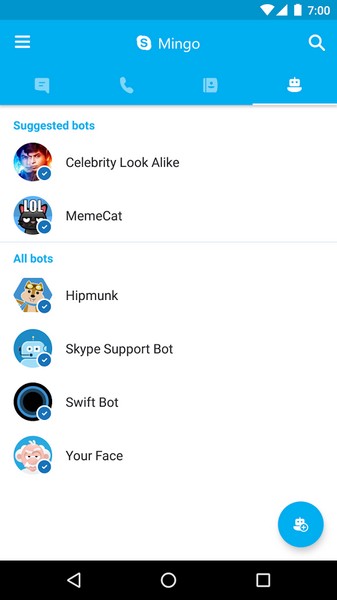 Skype Mingo повторяет функции Skype, дополняя их