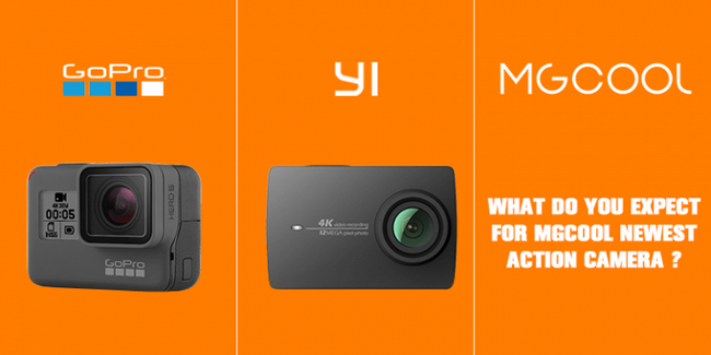 По слухам, MGCool готовится выпустить экшн-камеру, которая будет конкурировать с GoРro Hero5 и Yi 4K 