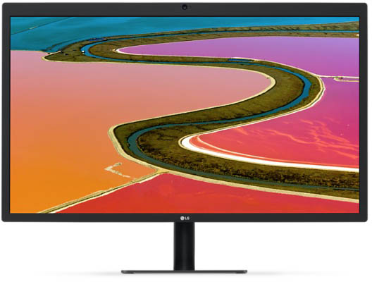 Монитор LG UltraFine 5K работает с ранее выпущенными компьютерами Mac при пониженном разрешении