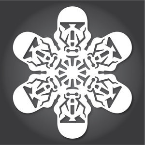 Снежинки в стилистике StarWars своими руками (upd. 2016) - 10