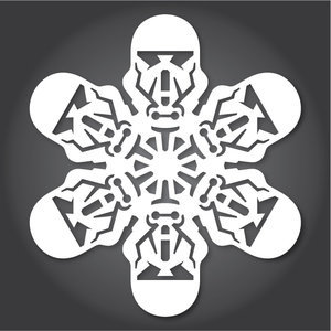 Снежинки в стилистике StarWars своими руками (upd. 2016) - 10