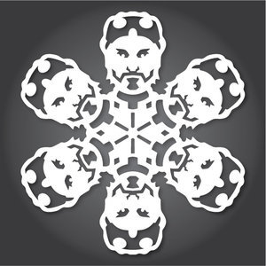 Снежинки в стилистике StarWars своими руками (upd. 2016) - 4