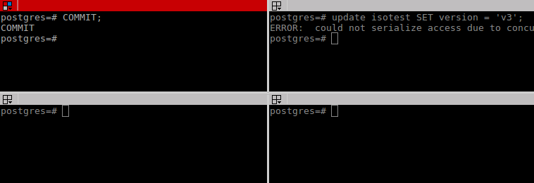 Уровни изоляции транзакций с примерами на PostgreSQL - 22 Serializable