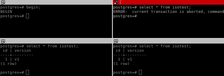 Уровни изоляции транзакций с примерами на PostgreSQL - 23 Serializable