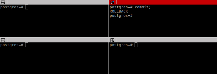 Уровни изоляции транзакций с примерами на PostgreSQL - 24 Serializable