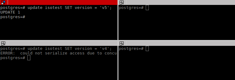 Уровни изоляции транзакций с примерами на PostgreSQL - 26 Serializable