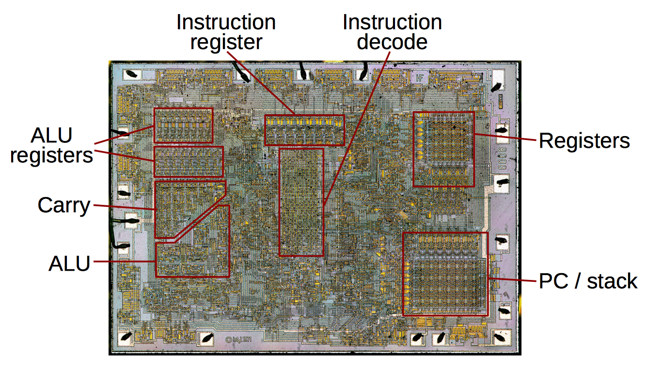 Фотографии кристалла процессора Intel 8008, который дал жизнь первым ПК - 6