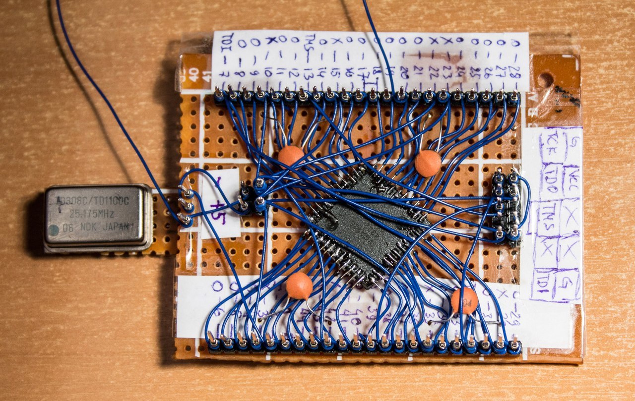 Отладочная плата ПЛИС — Франкенштейн. Телеграфный передатчик - 1 Отладочная плата ПЛИС — Франкенштейн. Телеграфный передатчик - 1