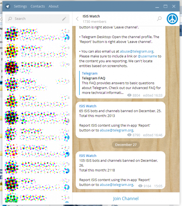 СМИ вынудили Telegram отмежеваться от Исламского государства