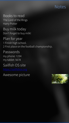 Разработка для Sailfish OS: работа с уведомлениями на примере приложения для ведения заметок - 1