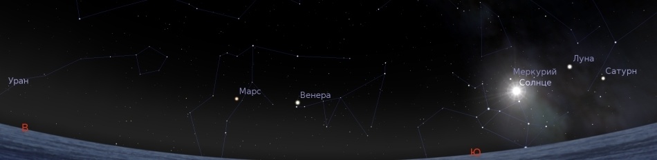 Зимнее небо для новогодних каникул - 3 Зимнее небо для новогодних каникул - 3