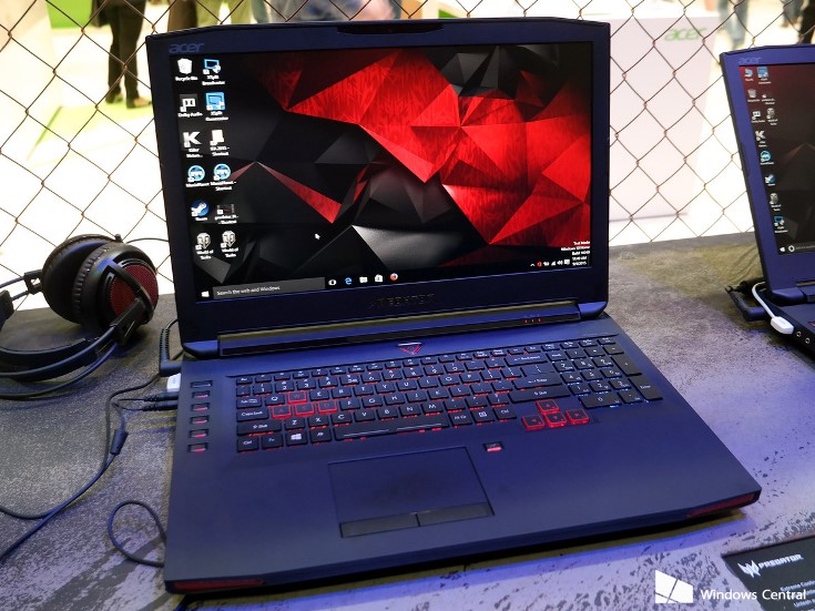 Acer обновила ноутбук Predator 17 X