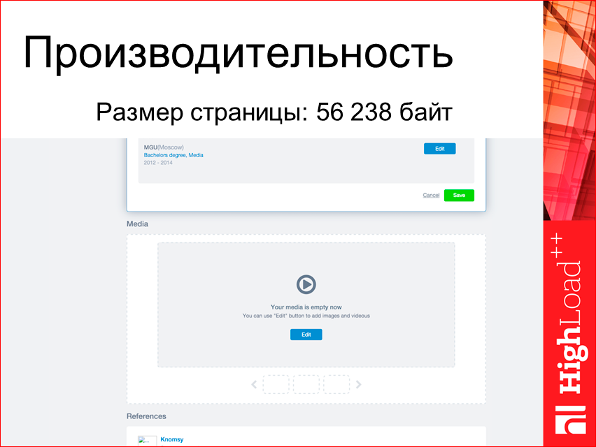 Изоморфные React-приложения: производительность и масштабирование - 36 Изоморфные React-приложения: производительность и масштабирование - 36