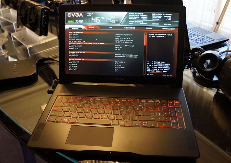 Игровой ноутбук EVGA SC15 Gaming Laptop получил видеокарту GeForce GTX 1060
