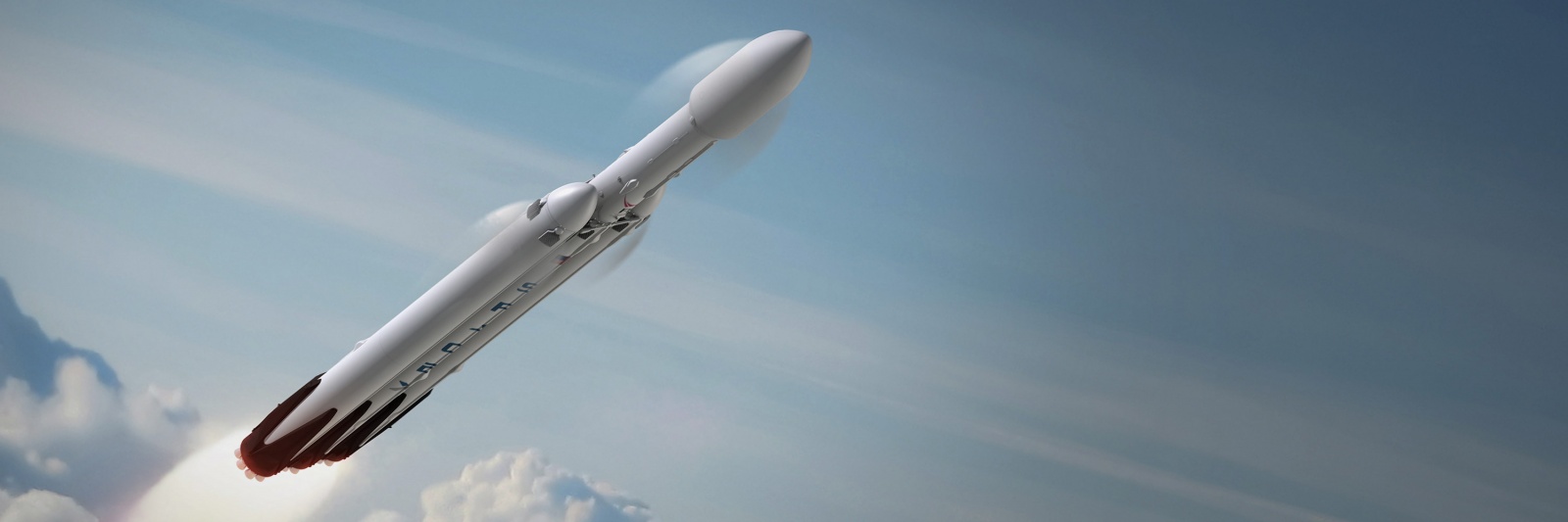 SpaceX рассказала, как и где планируется посадить отработанные ступени Falcon Heavy - 1