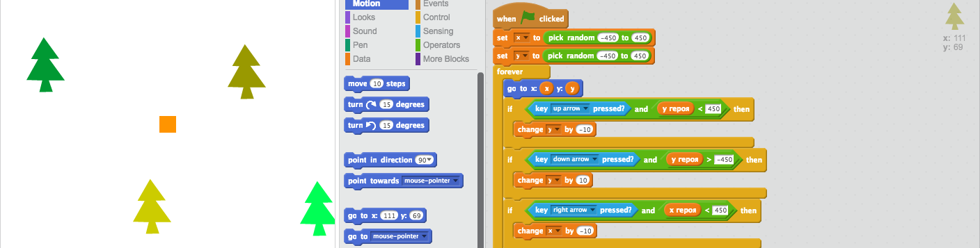 Расширение мира в Scratch - 1