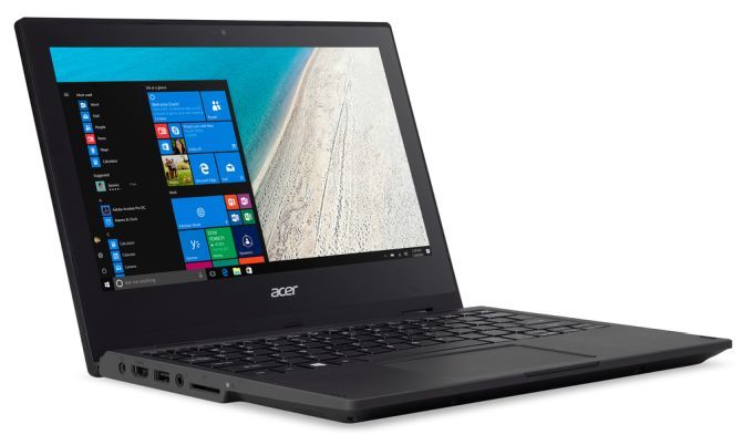 Ноутбук Acer TravelMate Spin B1 не боится небольшого количества воды