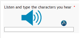 Audio CAPTCHA