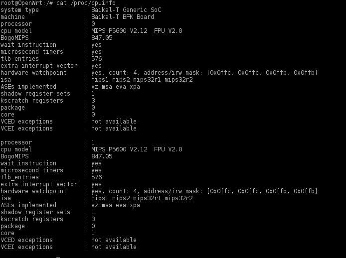 «Байкал-T1»: знакомство с платой на первом в России 28-нм процессоре - 10 «Байкал-T1»: знакомство с платой на первом в России 28-нм процессоре - 10