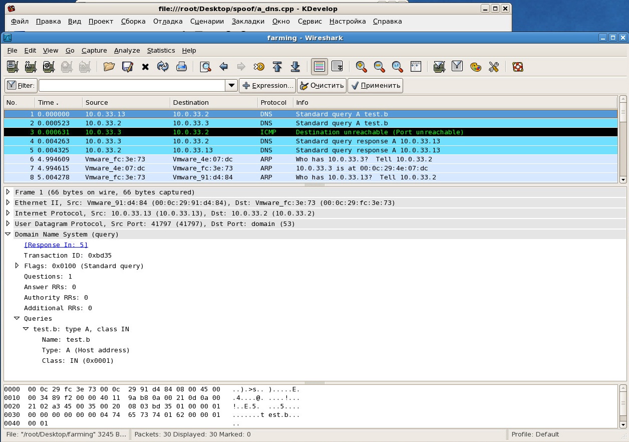 Заражение кэша DNS-серверов провайдеров за счет манипуляции DNS-ответами от легитимных авторитетных DNS-серверов - 3