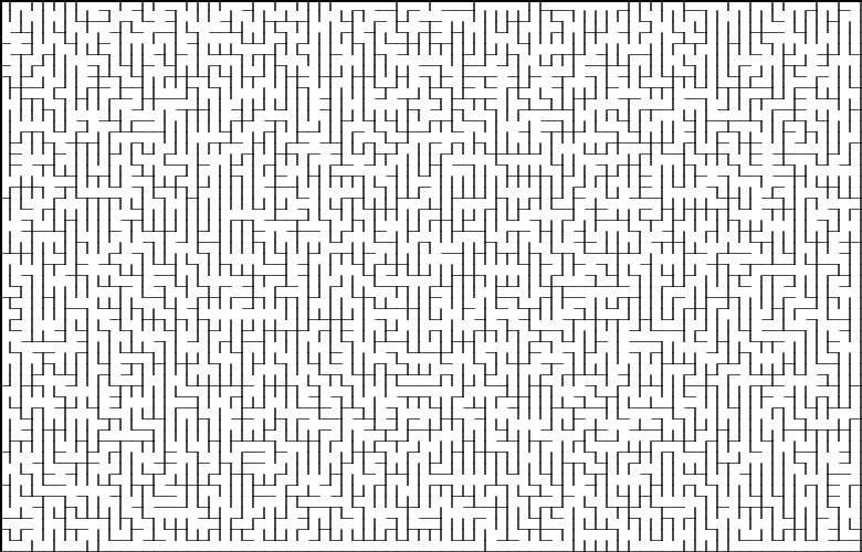 Классические алгоритмы генерации лабиринтов. Часть 2: погружение в случайность - 1 Классические алгоритмы генерации лабиринтов. Часть 2: погружение в случайность - 1